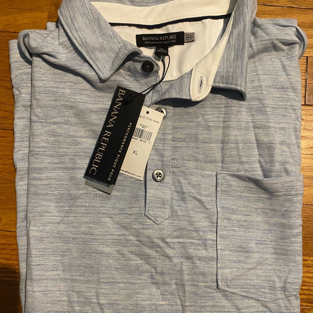 Mens Banana Republic Polo Short Sleeve